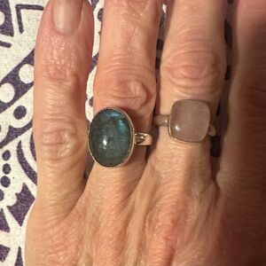 Sterling Silver Labradorite Ring